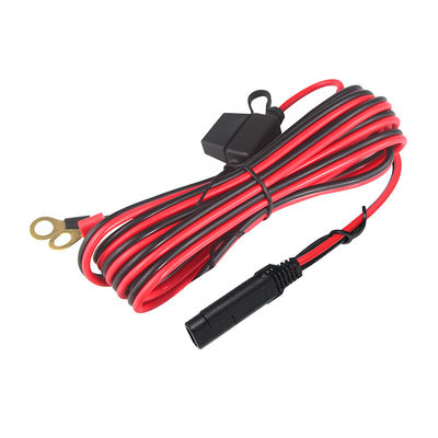 Cargador de batería 15A Sae con cable de extensión de terminal de O Ring 2 pies