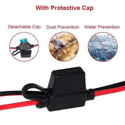 Cargador de batería 15A Sae con cable de extensión de terminal de O Ring 2 pies