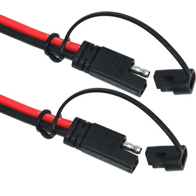 12V 24V SAE 2Pin Cable de energía solar de desconexión rápida con conector de liberación con chaqueta de PVC