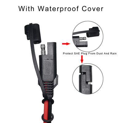 12V 24V SAE 2Pin Cable de energía solar de desconexión rápida con conector de liberación con chaqueta de PVC