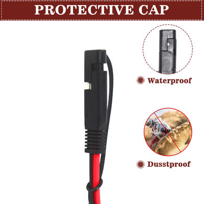 SAE a DC 5521 Adaptador coaxial Cable de energía solar de 10 pies de liberación rápida Desconectar