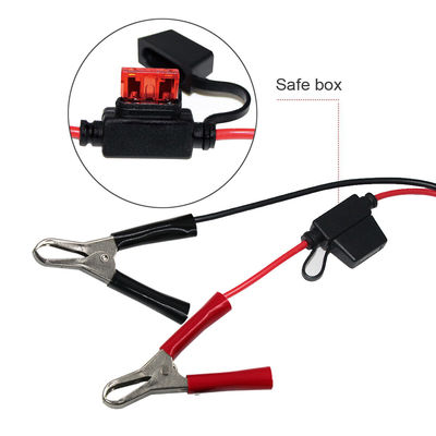 1.5m 5A Clip de caimán fundido a Dc SAE Cable de batería a prueba de agua