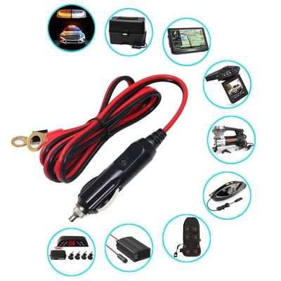 Cable de carga de 12 V de encendedor de cigarrillos de coche de 10 A a terminal de anillo