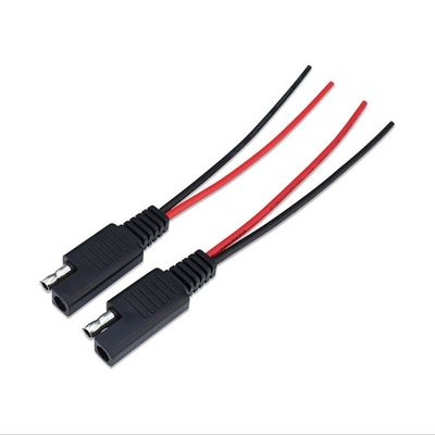 Cable de extensión solar SAE automotriz DIY 18AWG 2 pines Desconectado rápido