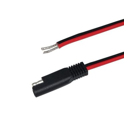 Cable de extensión solar SAE automotriz DIY 18AWG 2 pines Desconectado rápido