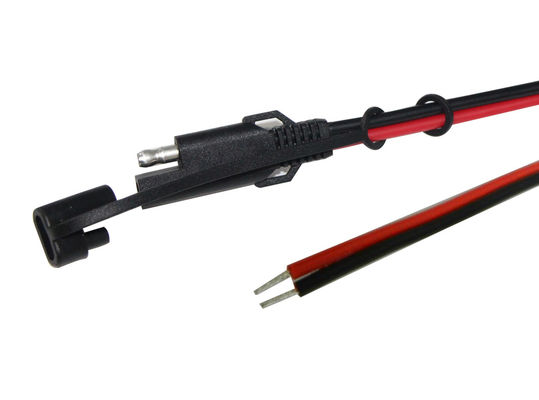 Cable de extensión solar SAE automotriz DIY 18AWG 2 pines Desconectado rápido