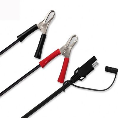 1.5ft 14AWG Batería Alligator Crocodile Clip para SAE 12V de liberación rápida Desconecta