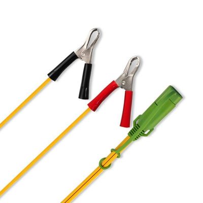 SAE a los clips de cocodrilo Cable de energía solar 2Pin conector 1,5 pies de longitud