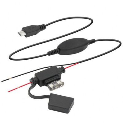 Convertidor de corriente continua a corriente continua Cables de energía solar de 12V a 5V 3A con cargador de automóvil USB