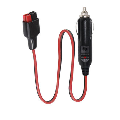 Enchufe de encendedor de cigarrillos 15Amp Cable de energía solar con adaptador de puerto estándar de objetivo cero