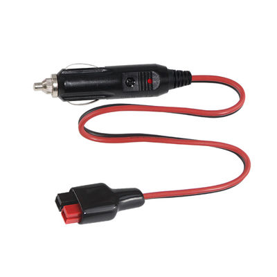 Enchufe de encendedor de cigarrillos 15Amp Cable de energía solar con adaptador de puerto estándar de objetivo cero