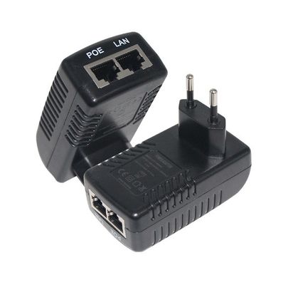 0.4A 1000mbps 24v 48v 1a RJ45 POE inyector divididor de energía por Ethernet adaptador