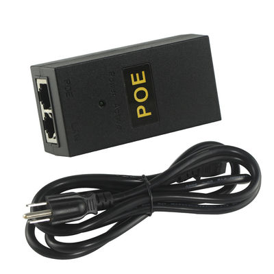 0.4A 1000mbps 24v 48v 1a RJ45 POE inyector divididor de energía por Ethernet adaptador
