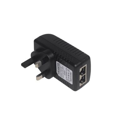 Adaptador de energía POE de 10/100Mbps 24V1A Adaptador de energía de conmutación EU