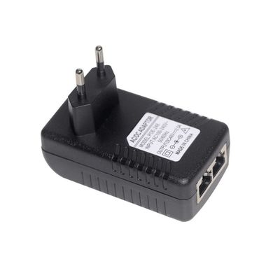 Adaptador de energía POE de 10/100Mbps 24V1A Adaptador de energía de conmutación EU