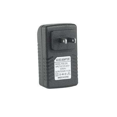 Adaptador de energía POE de 10/100Mbps 24V1A Adaptador de energía de conmutación EU