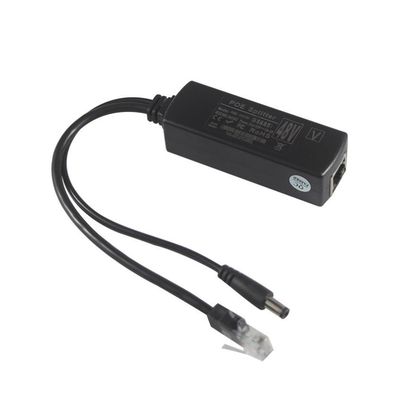 Inyector de POE a prueba de agua Splitter 100Mbps Seguridad 12W Y Splitter Adaptador Poe