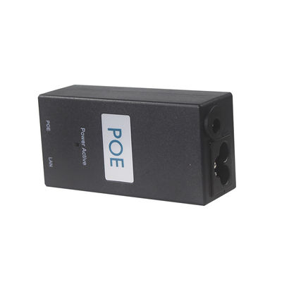 10/100/1000Mbps 12V 24V 48V inyector de Poe pasivo Ip cámara Poe inyector