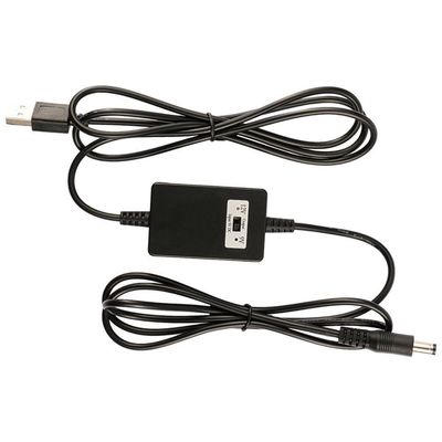 DC 5V a 9V 12V Modulo de refuerzo del convertidor de paso a paso Buck USB AM a DC 5521MM Cable con PVC