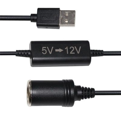 USB a cigarro conexión femenina 5v a 12v convertidor USB OEM / ODM disponible