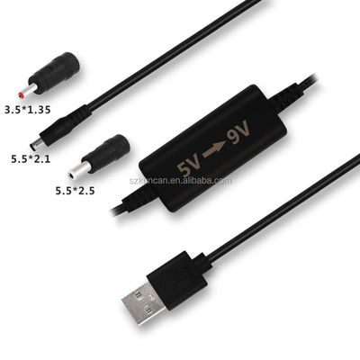 8m USB a DC Cable de alimentación Aumentar su router WIFI y la cámara con 5V a 12V Convertidor
