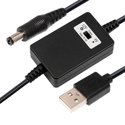 8m USB a DC Cable de alimentación Aumentar su router WIFI y la cámara con 5V a 12V Convertidor