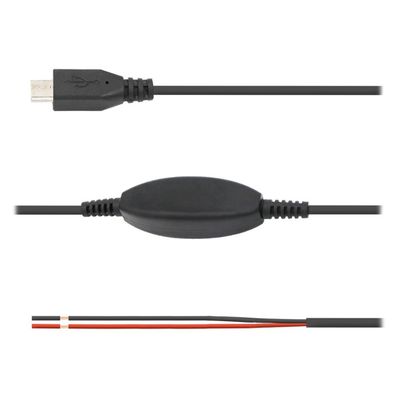 Cable de refuerzo de 5 V a 12 V de USB personalizado Convertidores de CC/DC 22AWG