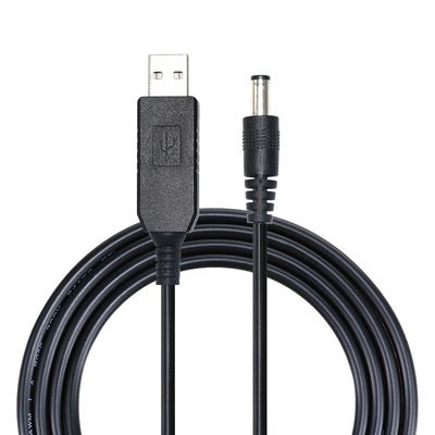 Cable de conversión de energía USB de 5V a 12V DC con conector USB 2.0 y conductor de cobre puro