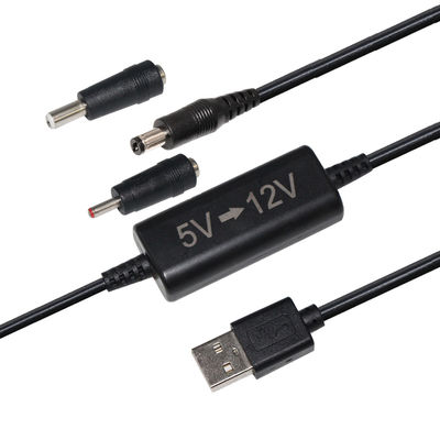 Transformador CC-DC de 10 pies y 10 metros 5V a 12V Cable para convertidor de energía USB a CC