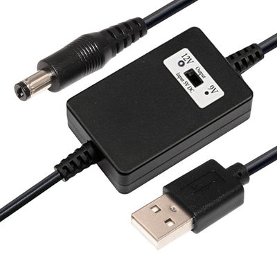Transformador CC-DC de 10 pies y 10 metros 5V a 12V Cable para convertidor de energía USB a CC