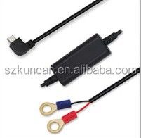 2464 22AWG Cable de conversión USB 3.5m 2.5mm Para el GPS del vehículo 5V a 12V Step Up