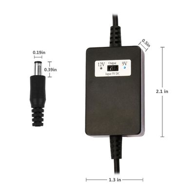 2A Corriente de salida 1,5m USB A macho a DC5521 Convertidor 12V CC a 5V/9V/12V Cable ascendente