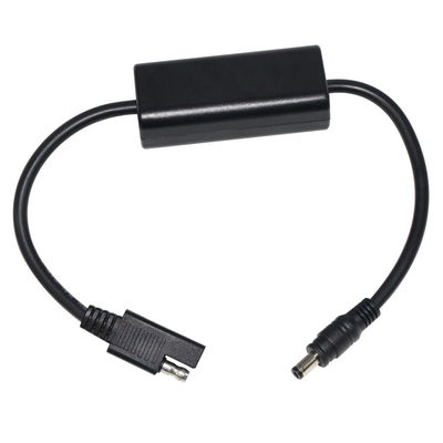 1.5M Convertidor de energía de automóvil DC/DC Cable de carga USB 50Hz/60Hz Negro