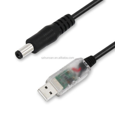 1M Usb 5 Volt a 12 Volt Convertidor para el cable de carga rápida del router ODM