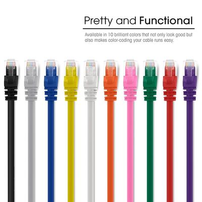 Cable de línea Cat6 Utp Cat6 con conector metálico Rj45