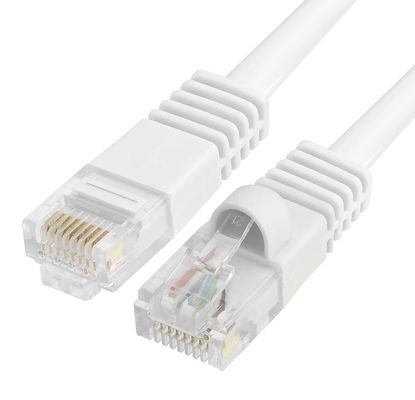 Cable de red de Ethernet de escudo metálico 1m Cat6 cable de parche plano