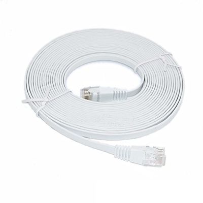 Cable de red de Ethernet de escudo metálico 1m Cat6 cable de parche plano