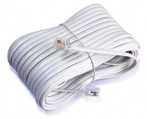 Personalización Rj9 Cable de teléfono en espiral 5 pies Rj11 Cable de teléfono