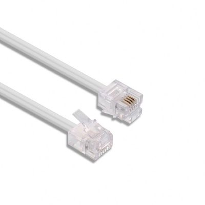Personalización Rj9 Cable de teléfono en espiral 5 pies Rj11 Cable de teléfono