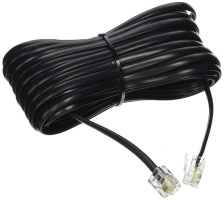 Personalización Rj9 Cable de teléfono en espiral 5 pies Rj11 Cable de teléfono