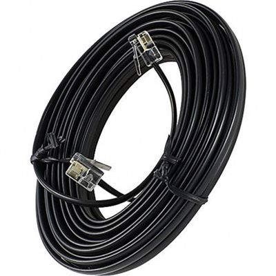 10M 2 pareja 4 núcleos Teléfono plano Cable de cobre Teléfono fijo Cable de extensión