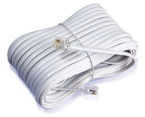 Línea telefónica de 16 MHz Cable de teléfono enrollado Cordón de teléfono 24/26/28/30AWG