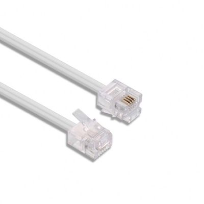 Línea telefónica de 16 MHz Cable de teléfono enrollado Cordón de teléfono 24/26/28/30AWG