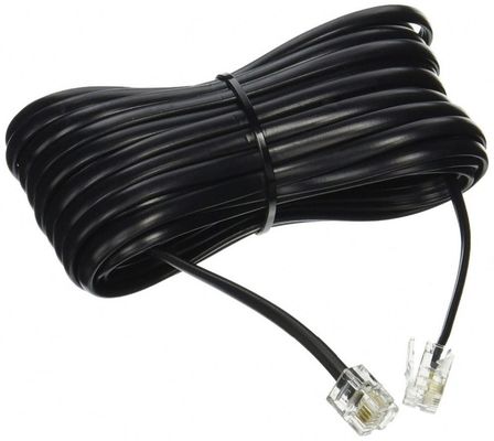 Línea telefónica de 16 MHz Cable de teléfono enrollado Cordón de teléfono 24/26/28/30AWG
