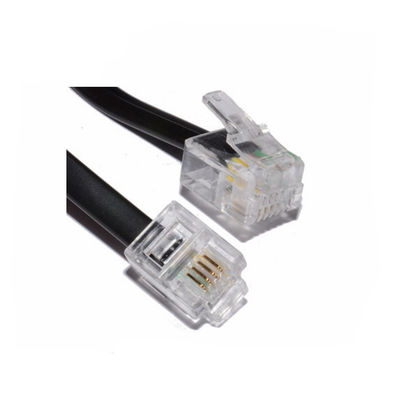 Línea telefónica en espiral de 16 MHz con cable telefónico blindado RJ9 RJ11 RJ12 6P6P 6P4C 4P4C 4P2C