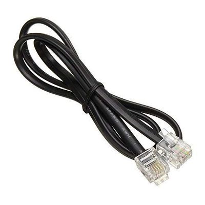 Línea telefónica en espiral de 16 MHz con cable telefónico blindado RJ9 RJ11 RJ12 6P6P 6P4C 4P4C 4P2C