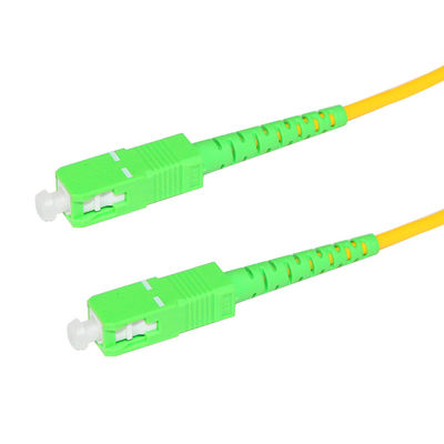 Modo único SC a SC Cable de fibra óptica de 3 metros para transferencia de datos sin problemas