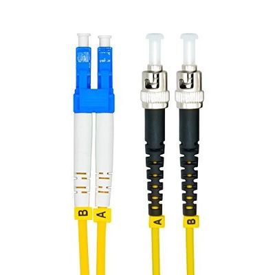 Cordón de parche de fibra óptica de 10 pies con Lc Fc St Os2 9-125Um 2Core SC Adaptador masculino