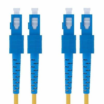 FTTH FTTB Sc a Sc Fibra Jumper 2 4 6 núcleo de fibra blindada de parches de conducción