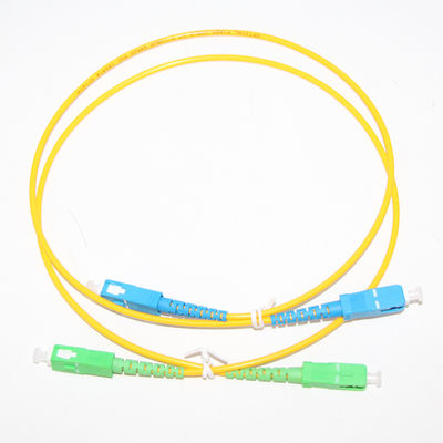 FTTH FTTB Sc a Sc Fibra Jumper 2 4 6 núcleo de fibra blindada de parches de conducción
